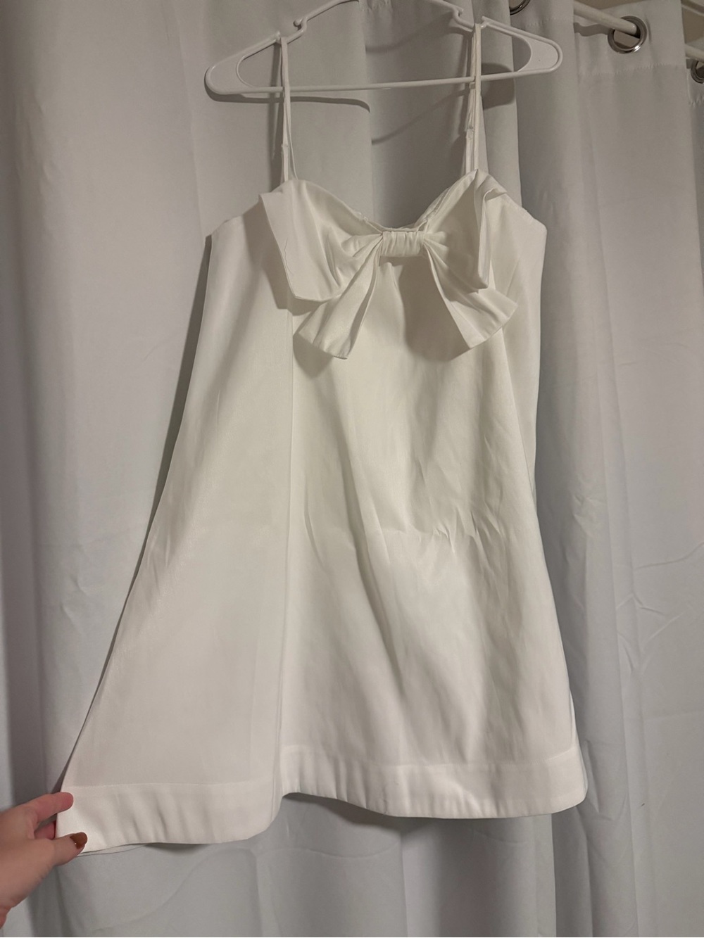 a new day White Mini Dress with Front Bow